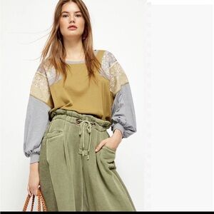 Free People We the Free Feelin It Tee Army Combo